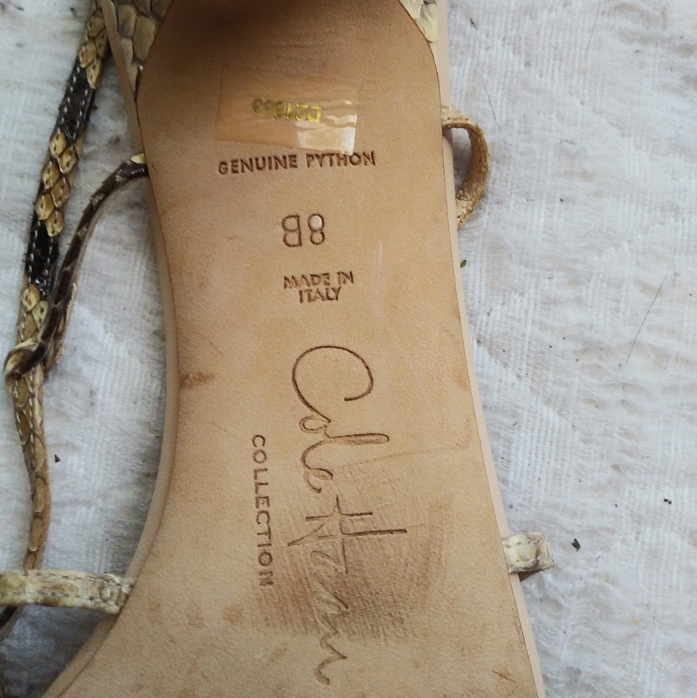 Cole Haan Real Python Heeled Sandals - Picture 4 of 4